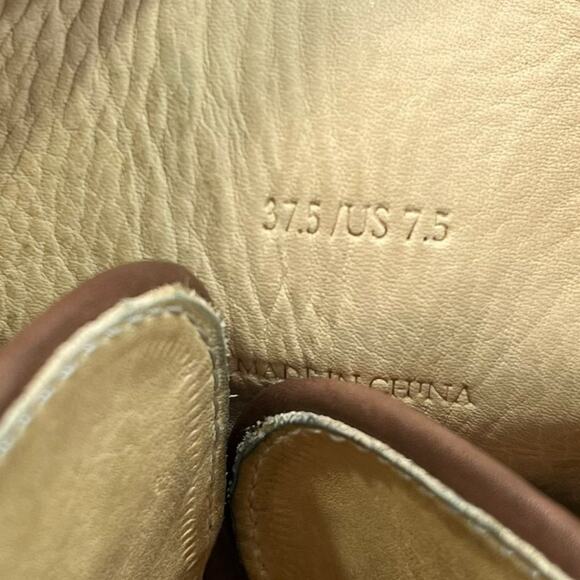 Rag & Bone Kinsey Booties Boots Leather 37.5 7.5 Brown - Picture 12 of 14